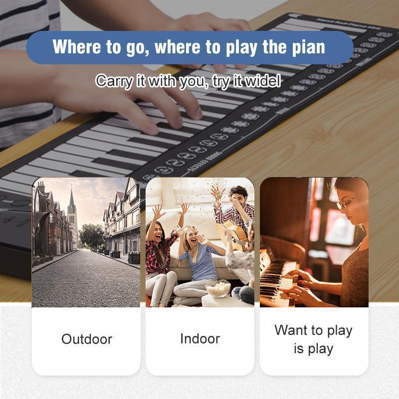 🎁CHRISTMAS SALE-50% OFF🎁Roll-Up Digital Piano