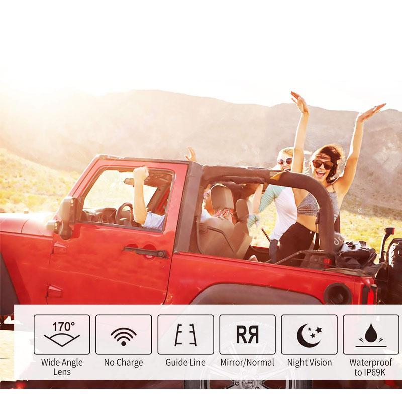 License Plate IR Car Rear View Backup Camera
