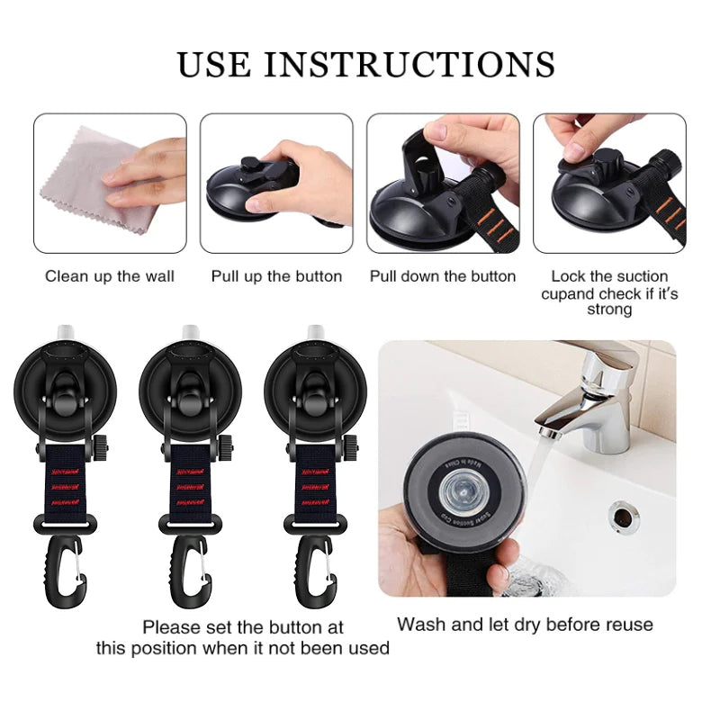 ⛺Hot Sale-63% OFF⛺Heavy Duty Vacuum Suction Cup with Hook