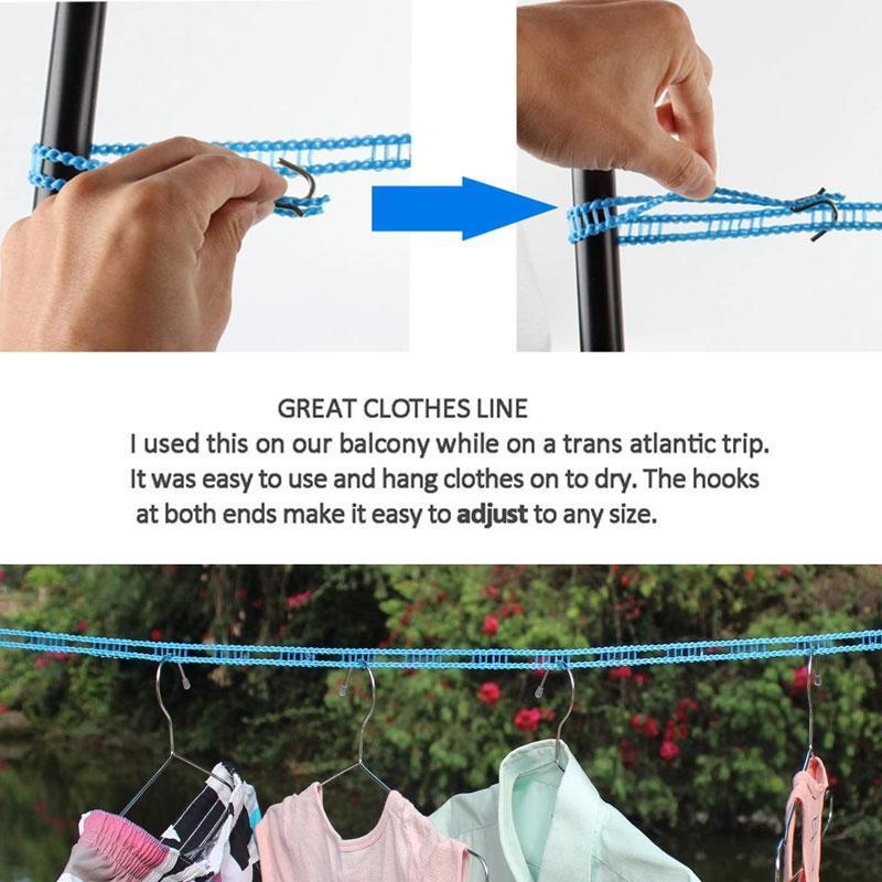 Windproof Non-Slip Clothesline