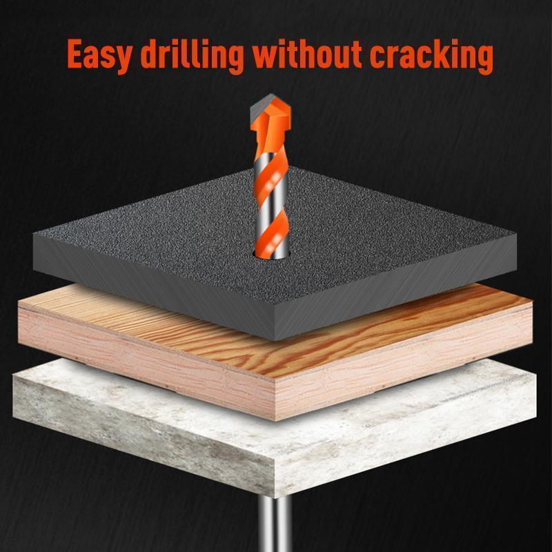🔥Hot Sale🔥Triangular-overlord Handle Multifunctional Drill Bits