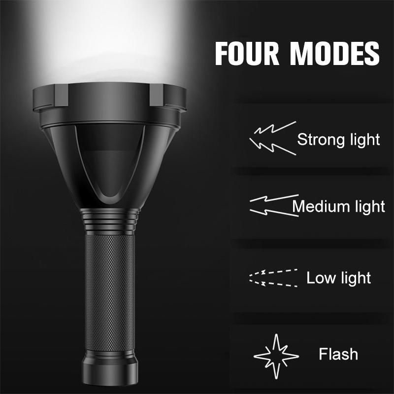 3000-5000 Lumen High Power LED Waterproof Flash Light