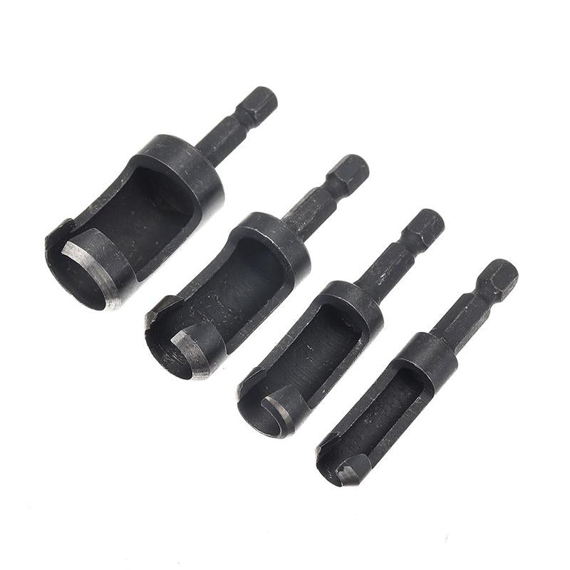 Wood Plug Drill Set(4pcs)