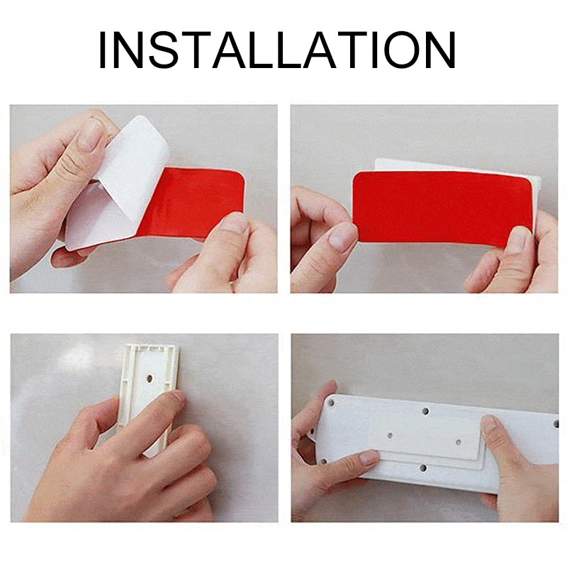 Adhesive Punch-free Socket Holder (5 PCS)