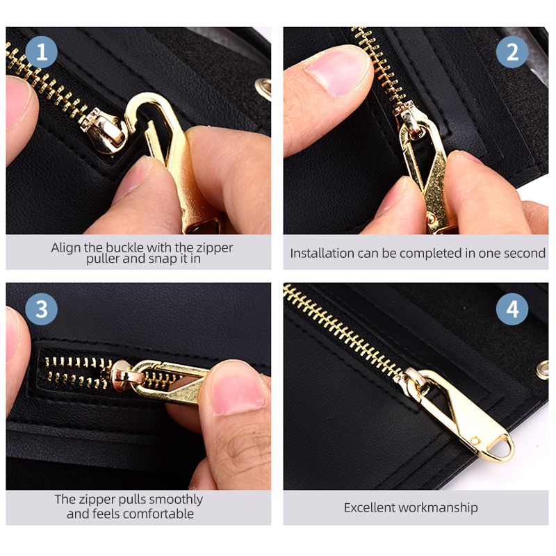 Universal Metal Zipper Head (6 pcs)
