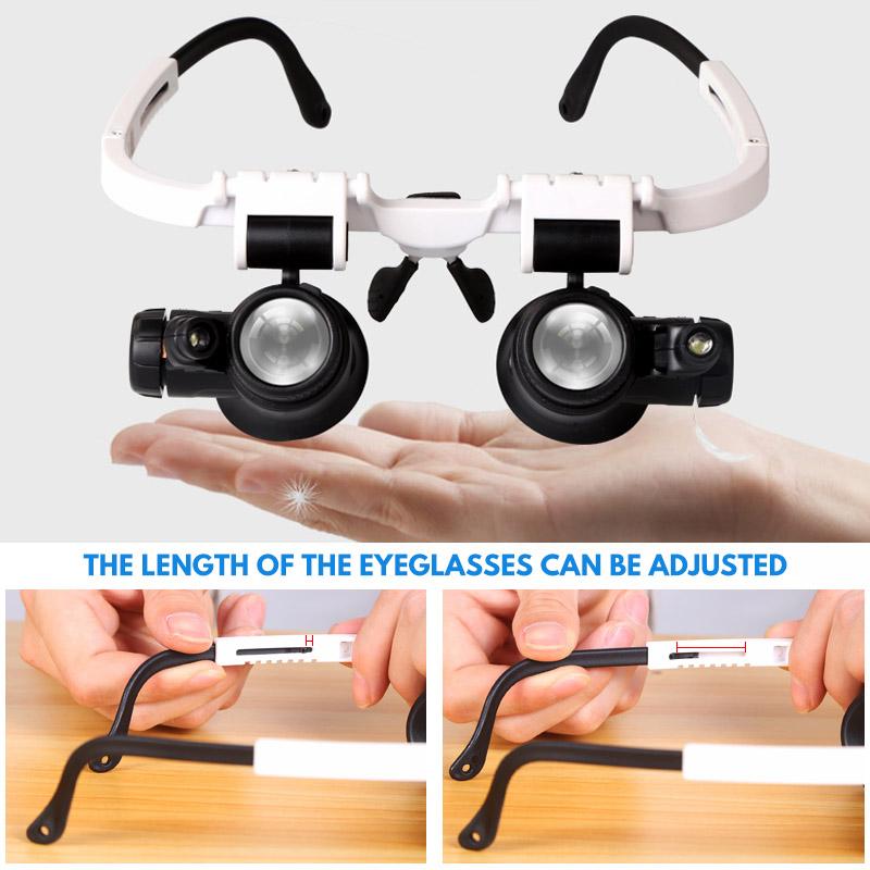 🎅2021 New limited time offer🎄LED Glasses Magnifier 8x 15x 23x