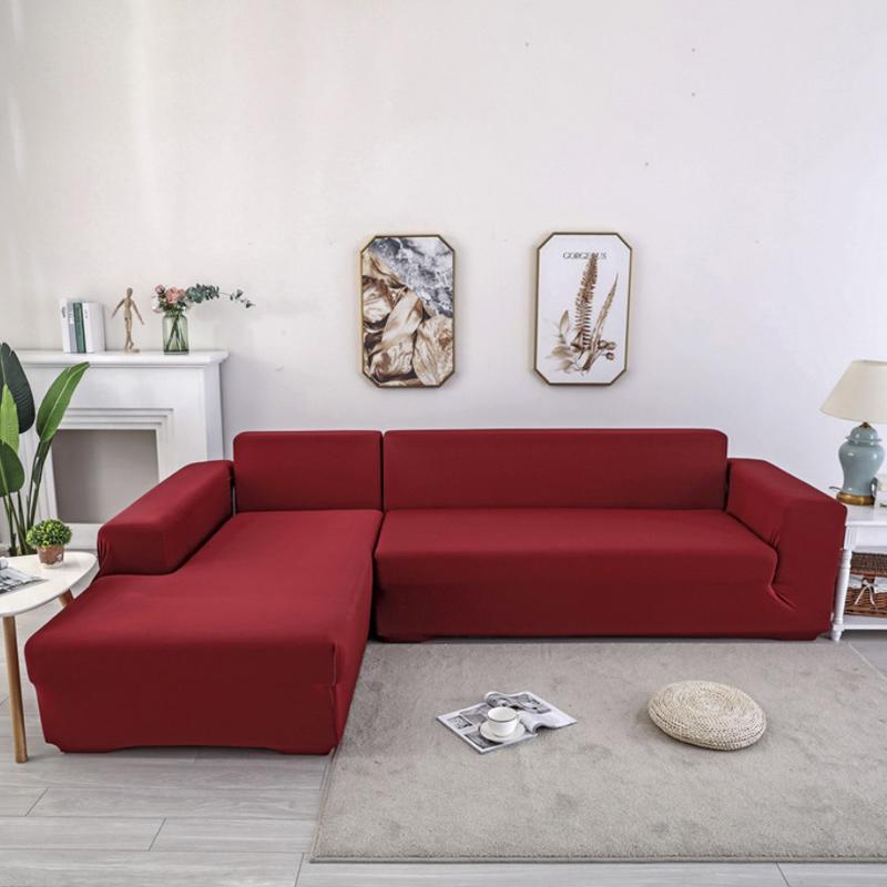 Solid Color Elastic Couch covers
