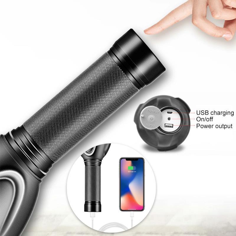 3000-5000 Lumen High Power LED Waterproof Flash Light