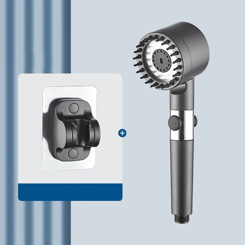 Multifunctional one-button adjustment shower head
