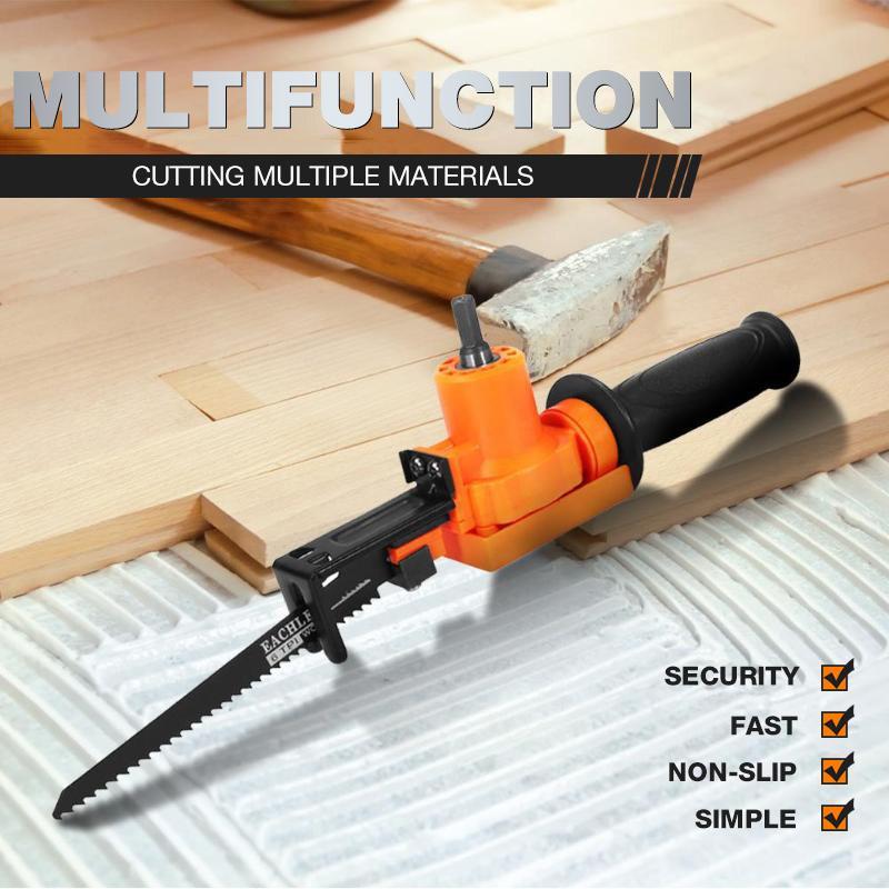 6-Piece Electric Drill Reciprocating Saw Set