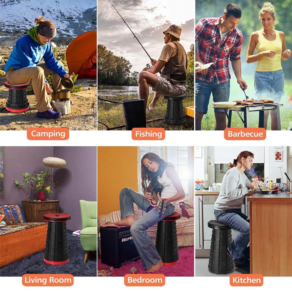 2023 Upgraded Retractable Folding Stool