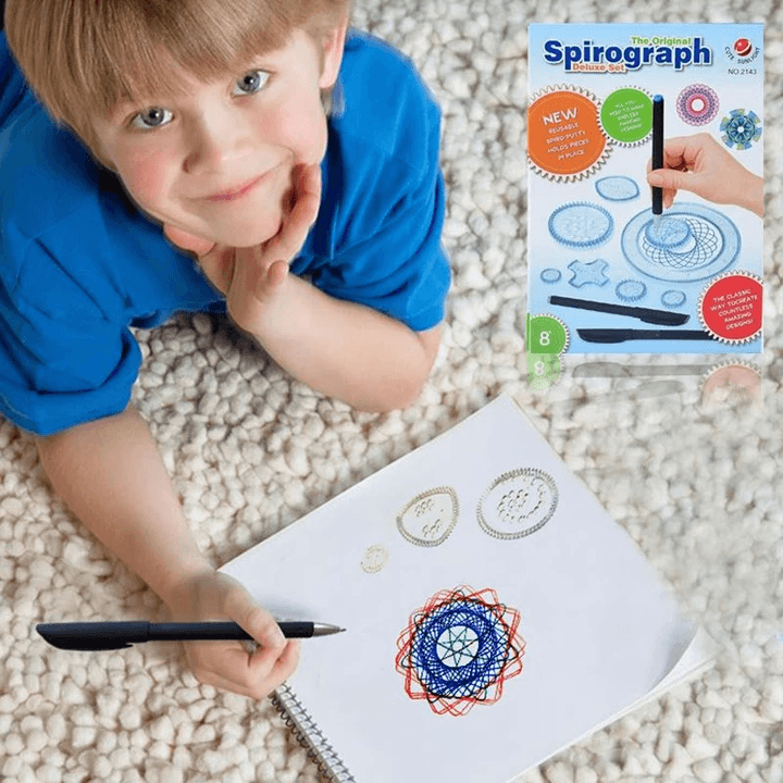 Spirograph Drawing Ruler Set