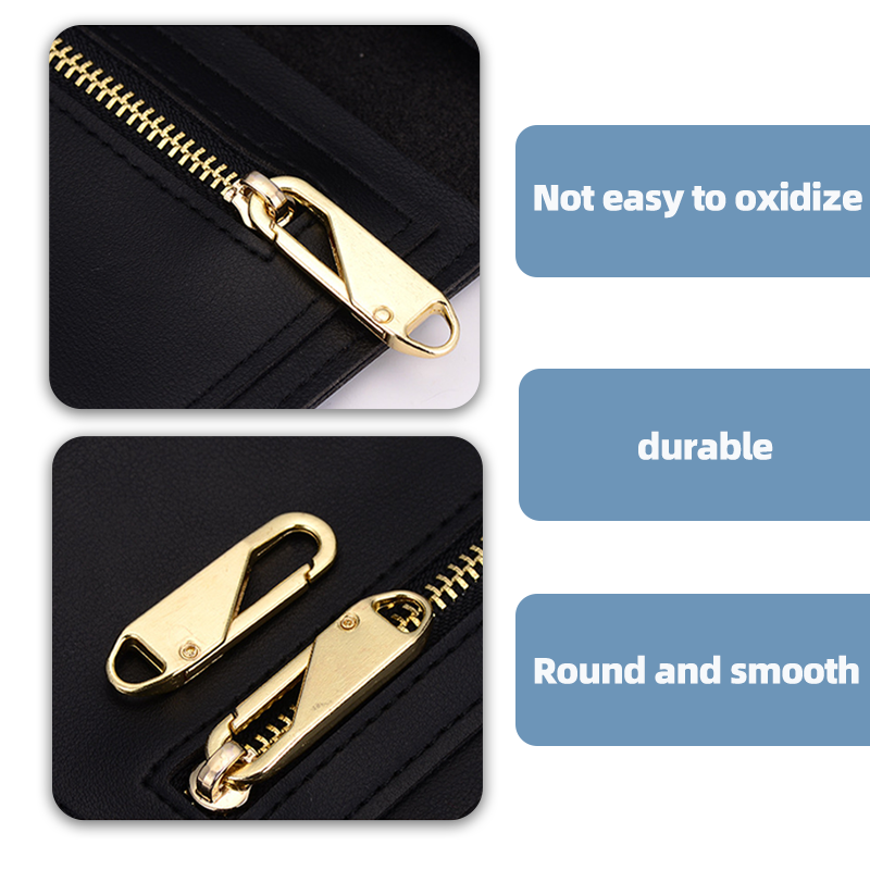 Universal Metal Zipper Head (6 pcs)
