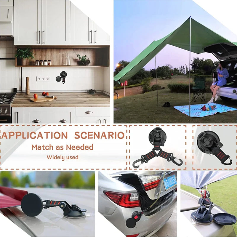 ⛺Hot Sale-63% OFF⛺Heavy Duty Vacuum Suction Cup with Hook