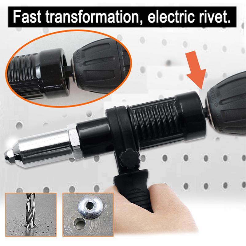 【🔥50% OFF🔥】Professional Rivet Gun Adapter Kit 🛠With 120 PCS RIVET WITH BOX