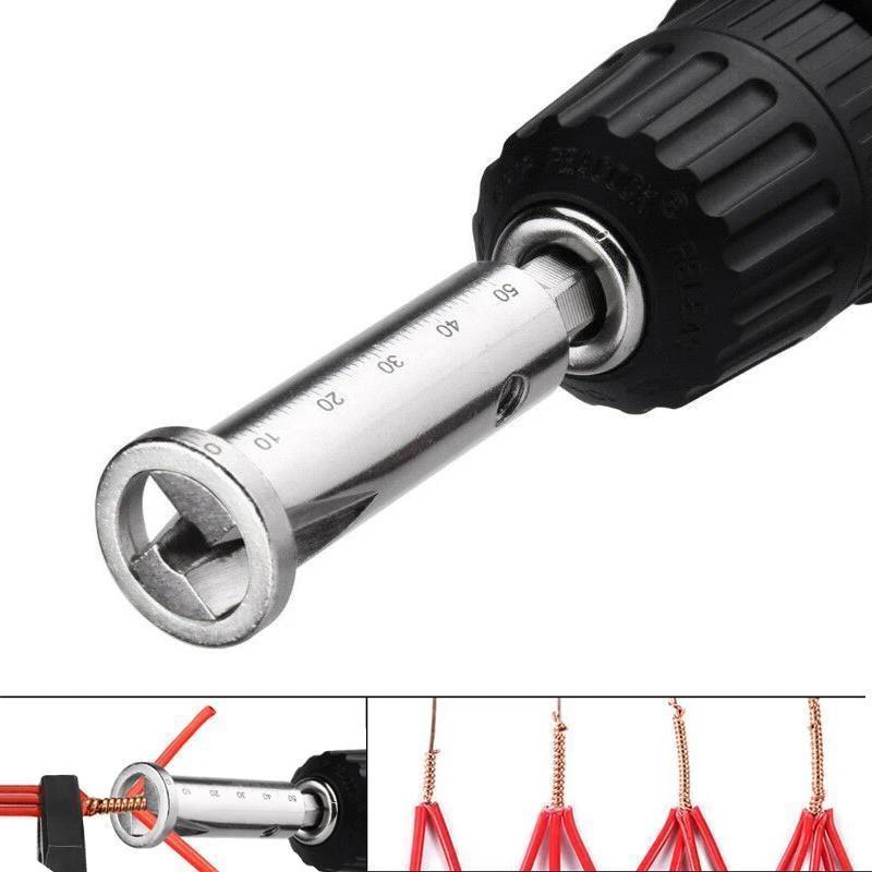 WIRE STRIPPING AND TWISTING TOOL