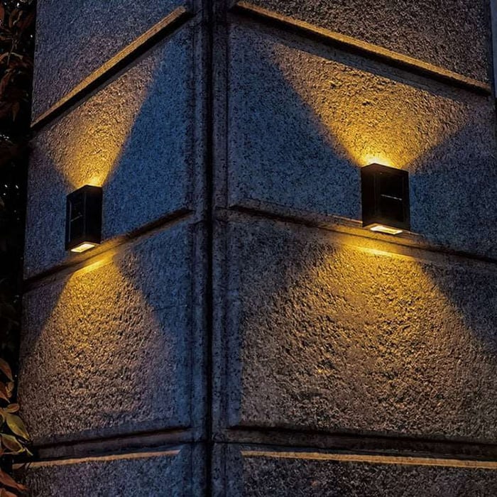 Outdoor Solar Wall Mount Path Lamp