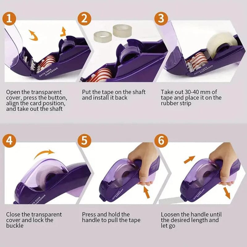 Automatic Tape Dispenser, All-inclusive Handheld Tape Cutter