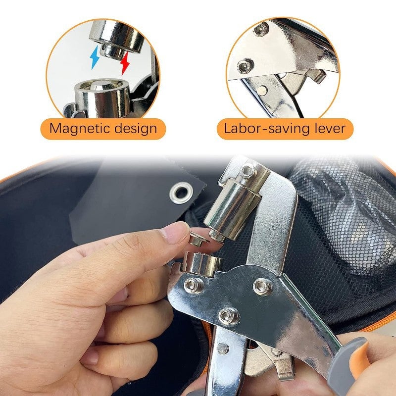 Eyelet Pliers for Tarpaulins （With 500*sets of eyelets）