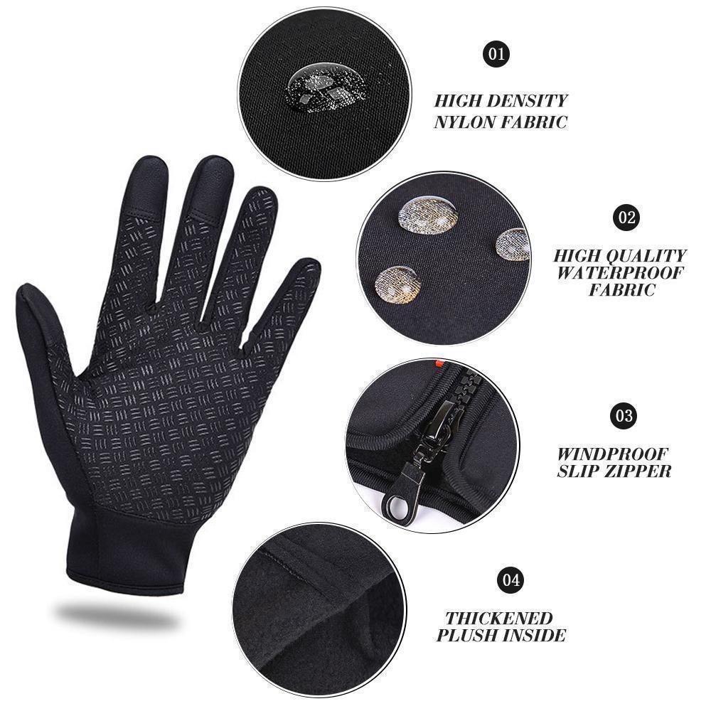 (🔥ON SALE AT 50%OFF)Unisex Winter Warm Waterproof Touch Screen Gloves