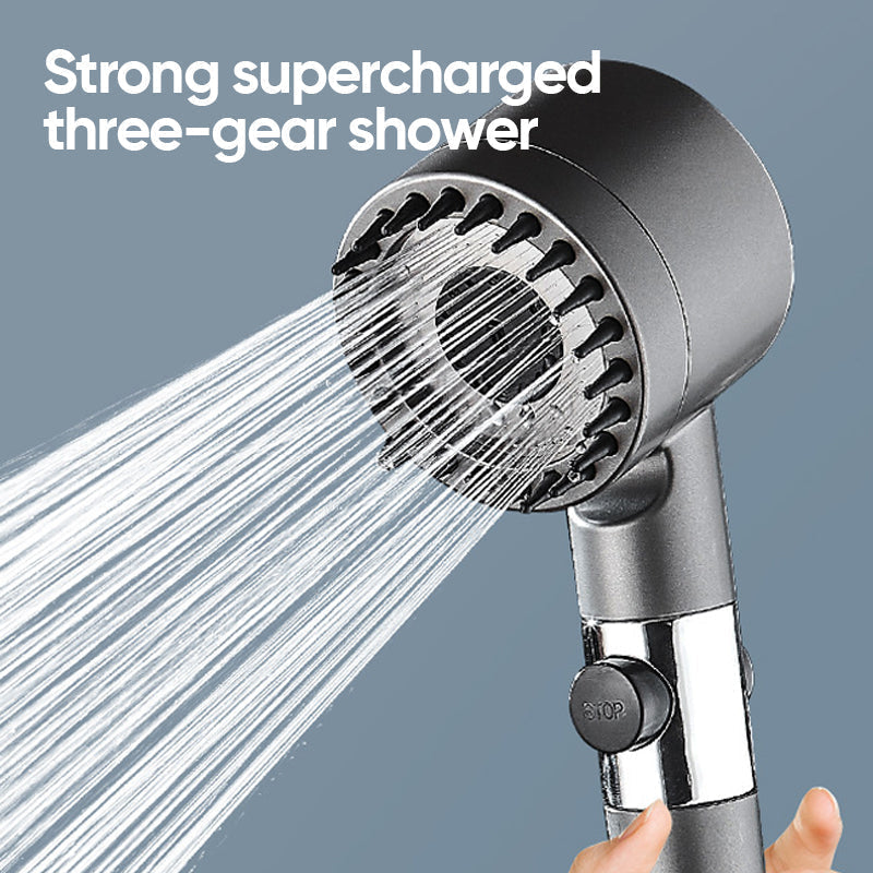 Multifunctional one-button adjustment shower head