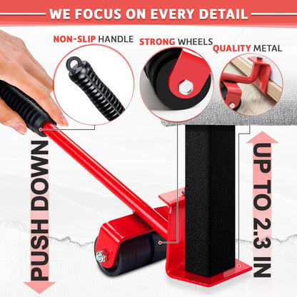 Furniture lifting tool set