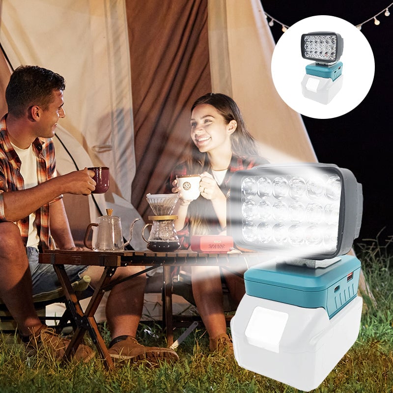 （Batteries not included）Lithium Battery LED Work Light