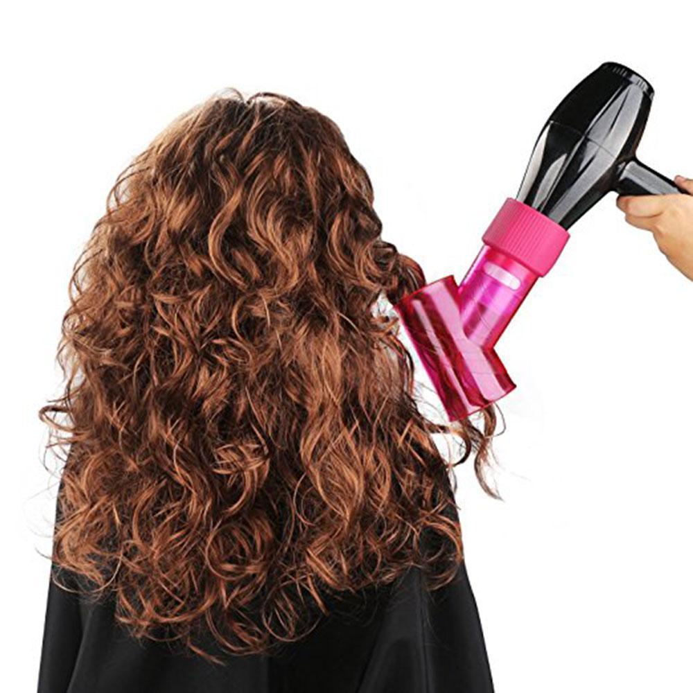 Hair Dryer Diffuser for Curly Wavy Permed Hair (Rose)