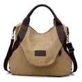 Women Large Capacity Pocket Casual Tote Handbag