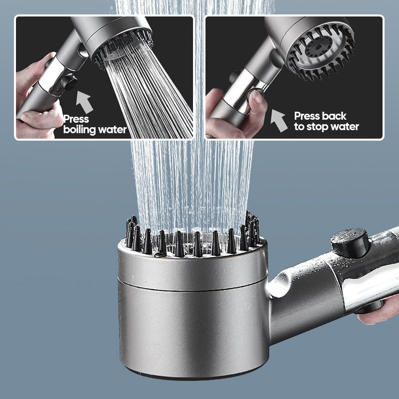 Multifunctional one-button adjustment shower head