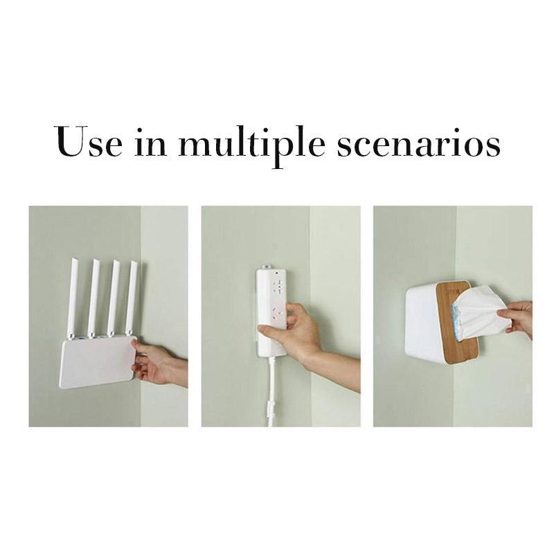 Power Strip Holder - Punch-Free Wall Hanging Patch Panel Holder