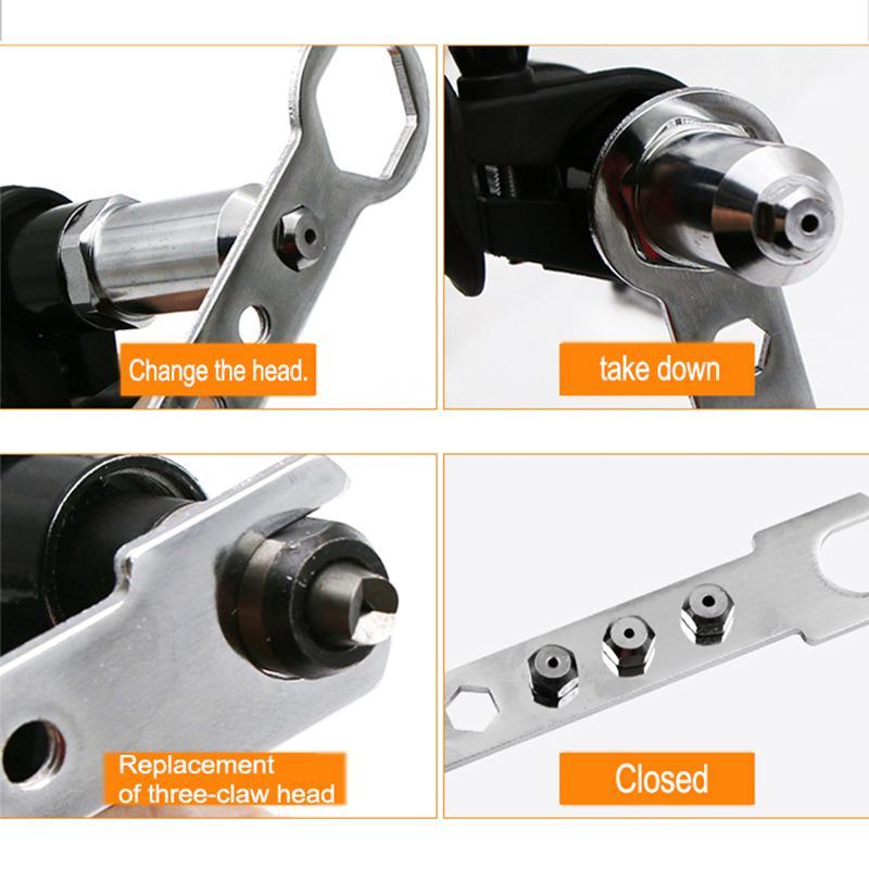 【🔥50% OFF🔥】Professional Rivet Gun Adapter Kit 🛠With 120 PCS RIVET WITH BOX