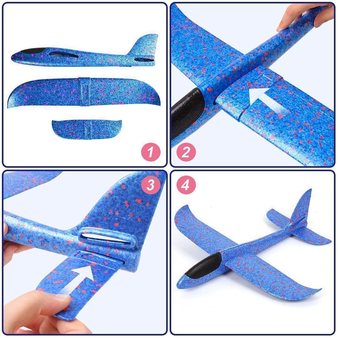 🔥Hot Sale🔥Foam Plastic Flying Glider Airplane(2PCS)