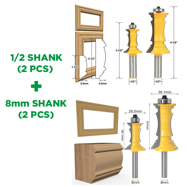 Frame Molding Router Bits