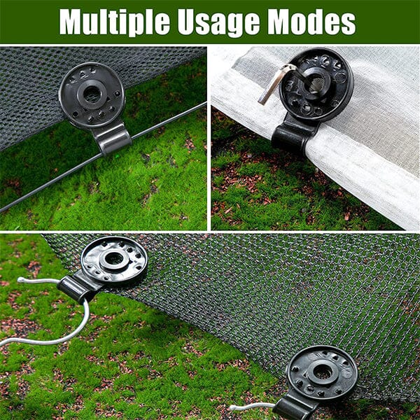 Shade Cloth Plastic Clips, Sunshade Netting Clips For Greenhouse Outdoor Garden