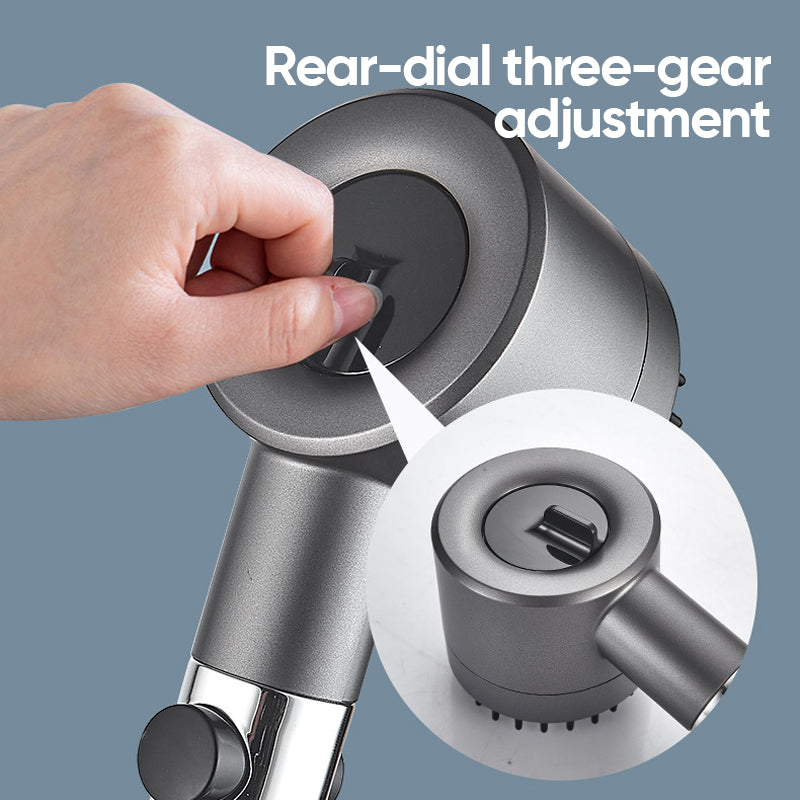 Multifunctional one-button adjustment shower head