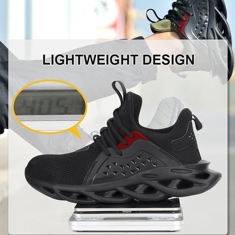 Outdoor Ademend Mesh Stalen Neus Anti Smashing Working Shoes