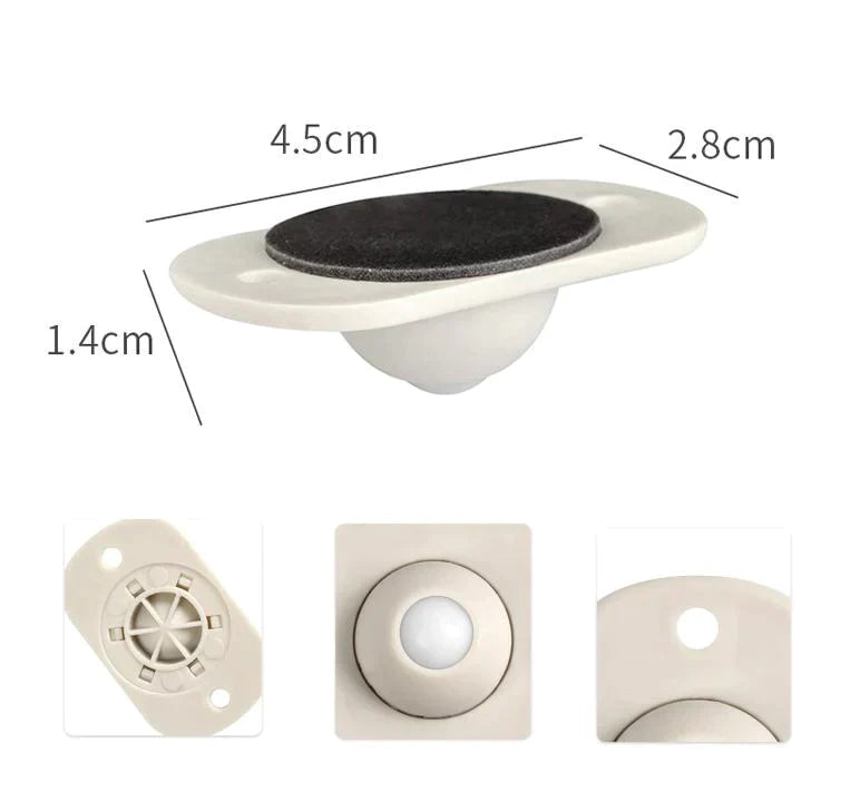 🔥55%  OFF🔥Paste Type Pulley Universal 360 Degree Rotation Wheels