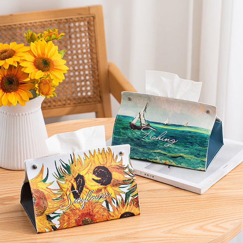 🧑‍🎄Christmas Hot Sale-Buy More Save More🎄Oil Painting Pastoral Style Paper Box