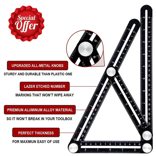 Alloy Universal Multilateral Measuring Locator-50% OFF  September Special