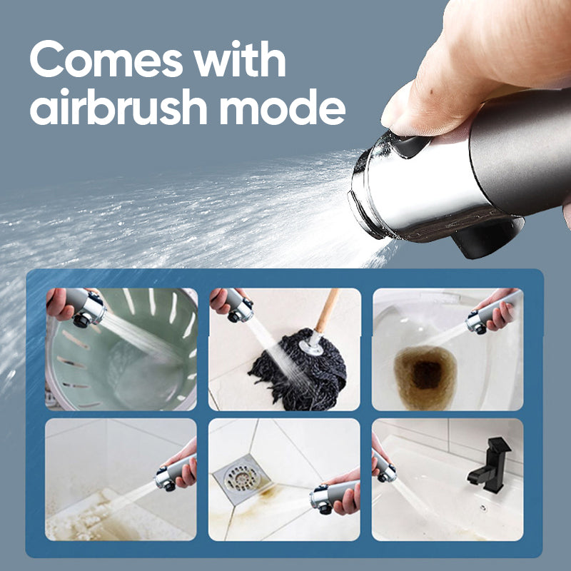 Multifunctional one-button adjustment shower head