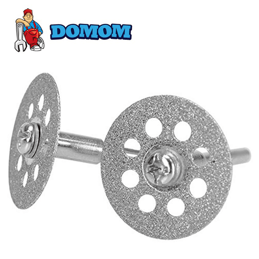 Domom® Diamond Cutting Wheel Set (10 PCS and 2 Rods)