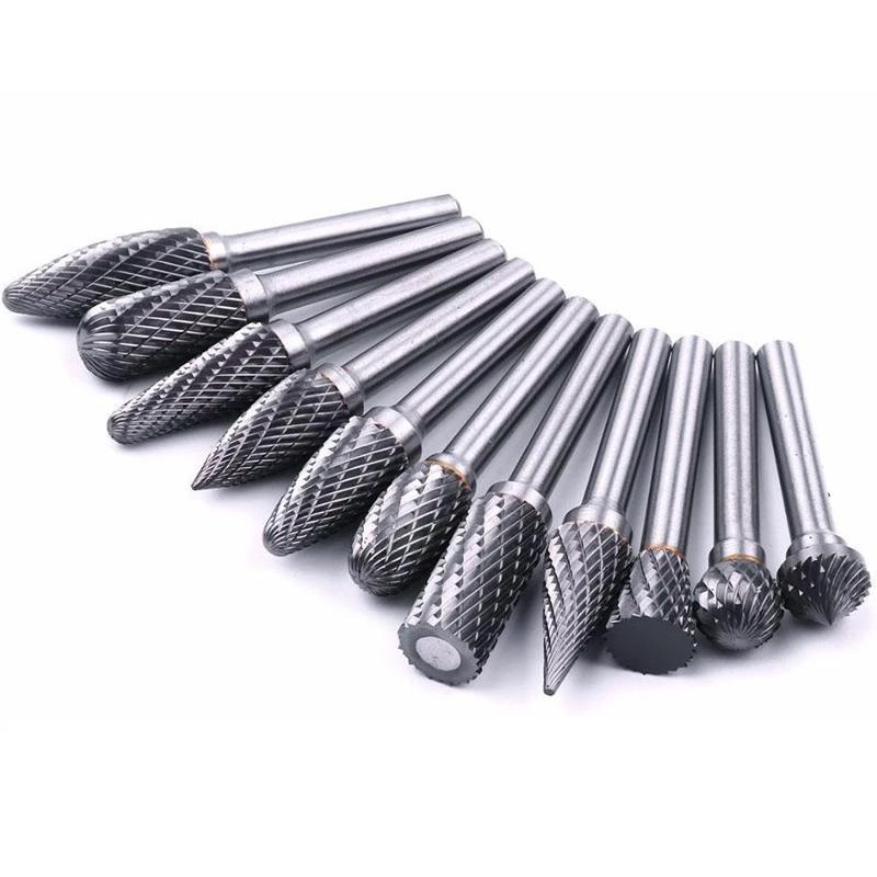 10pcs Double Cut Carbide Rotary Burr Set🔥🔥🔥