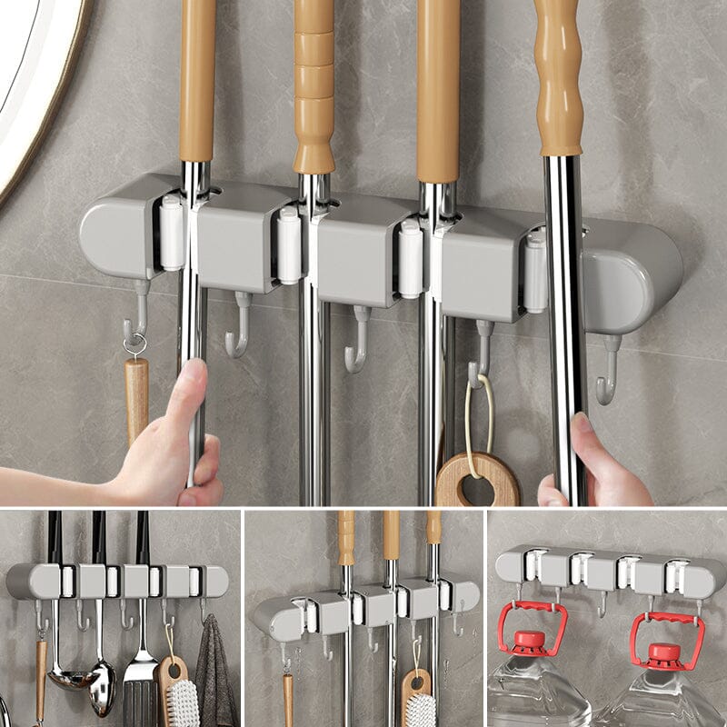 ✨2023 Hot Sale✨Multifunctional Mop Holder with Hook