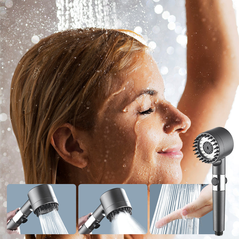 Multifunctional one-button adjustment shower head