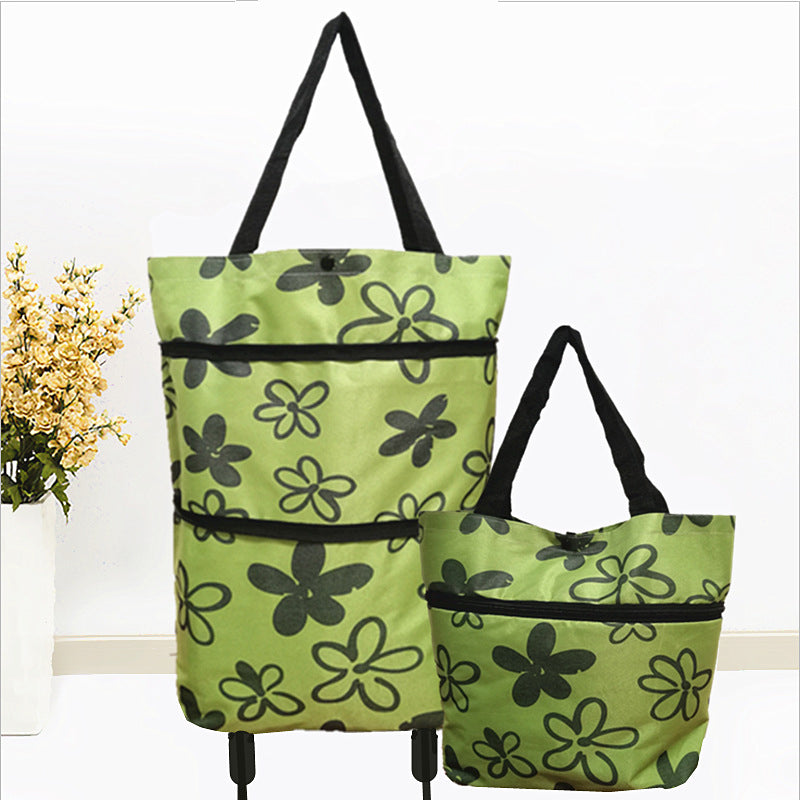 🎉Mother's Day Promotion-50% OFF🎉Foldable Shopping Trolley Tote Bag