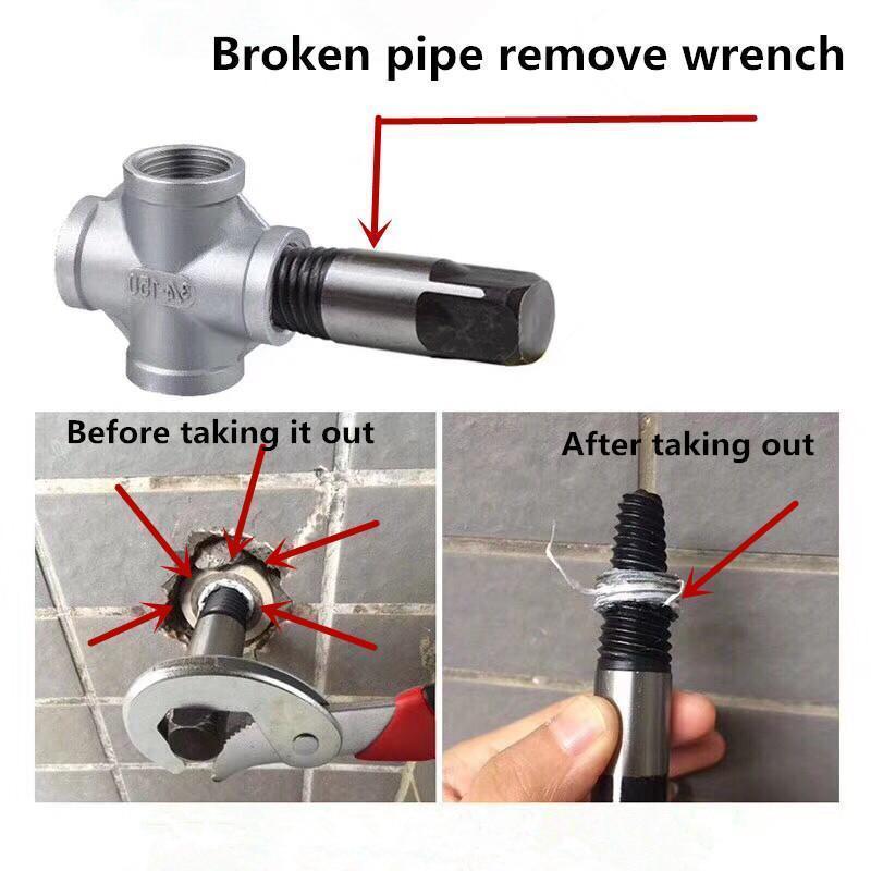 Pipe Screw Extractor Set