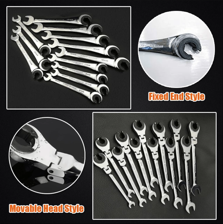 (Best-selling) Tubing Ratchet Wrench [MM]
