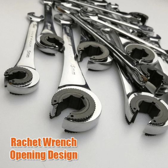 (Best-selling) Tubing Ratchet Wrench [MM]