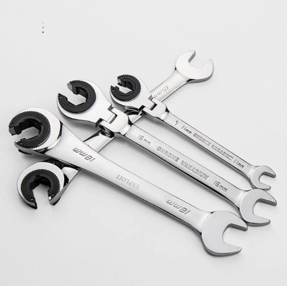 (Best-selling) Tubing Ratchet Wrench [MM]